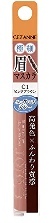 Cezanne Slim Eyebrow Color Mascara - C1 Pink Brown
