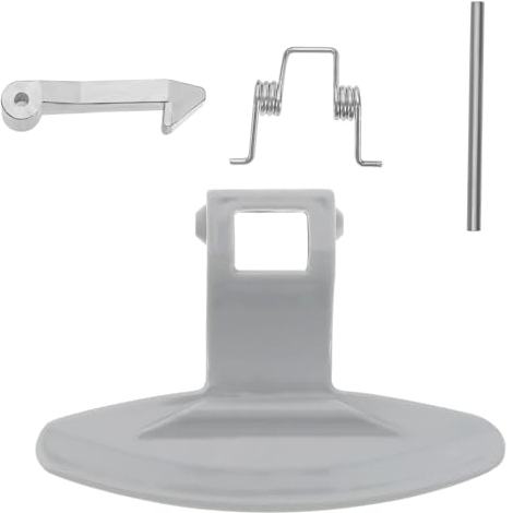 ECSiNG Lot d'accessoires de machine à laver - Crochet de porte avec boulon et ressort - Compatible avec le kit de poignée de porte de lave-tambour LG