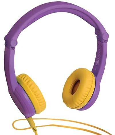Lunii- Auriculares de Audio púrpura, compatibles con mi fábrica de Historias, para niños de 3 a 8 años, Color Morado (850011045657)