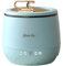 [Ellniges]【Compact Rice Cooker】Dual-Voltage Mini Rice Cooker with Steaming Function, Steel Bowl & Auto Keep-Warm, Portable for Small Kitchens/Dorms/Camping Trips, 350W UK/EU Plug