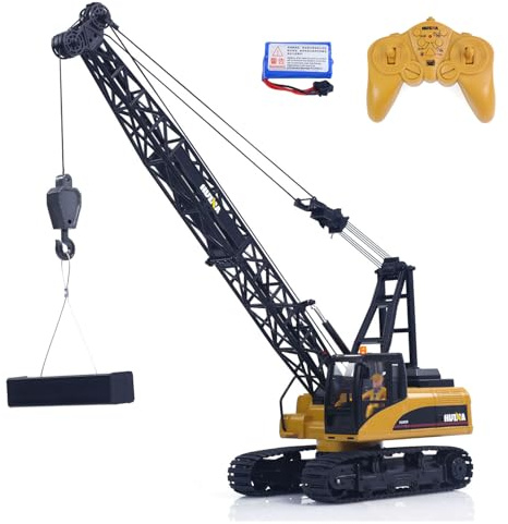 TOUCAN RC HOBBY HUINA 572 15CH RC 1/14 Construction Crane Truck Tower Excavator Model Car for Ages 14+