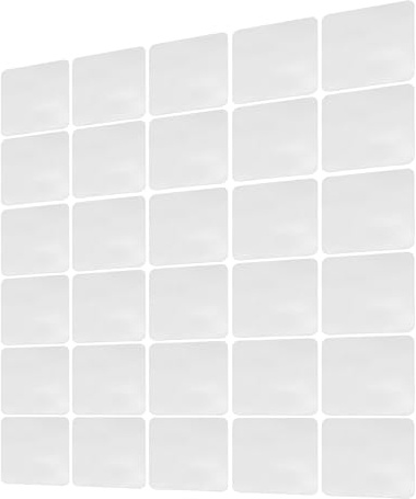 ELAYARD 30 St Dubbelhäftande Transparenta Limkuddar Självhäftande Kvadratiska Klistermärken för Hantverk Foto Montering Märken för Kinesiskt Nyår Affischer och Dekorationer