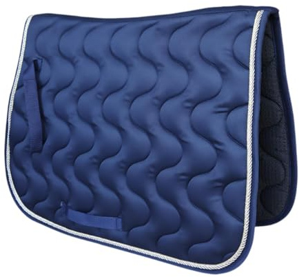 Tdoutop Almohadilla Acolchada para Silla de Montar, Almohadilla Absorbente para Montar, Accesorio Multiusos para Silla de Montar, Material Ligero Y Práctico, Azul
