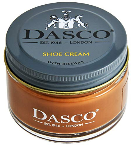 Dasco Shoe Cream Shoe Polish with Beeswax - Light Brown No.109,50ml,9531100