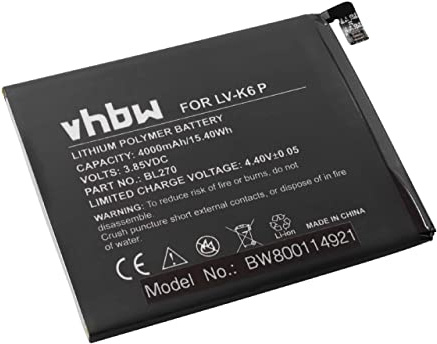vhbw Akku kompatibel mit Motorola Moto E5, Moto G6 Play, XT1920DL, XT1922-1, XT1922-10 Handy Smartphone Telefon (4000 mAh, 3,85 V, Li-Polymer)