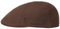 Stetson Texas Cotton Flat Cap with UV Protection 40+ - Cotton Peaked Ivy Cap - Solid-Color Cap for Spring/Summer Brown L (58-59 cm)