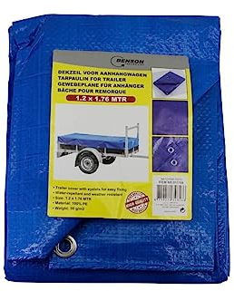 Abdeckplane Schutzplane Gewebeplane für Autoanhänger Anhängerplane 1,2 X 1,76 m