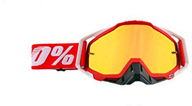 Carolilly Motocross Goggles Over Glasses for Men Women - Motorcycle Ski Snowboard Eyewear With Anti-Fog, Wind Resistance, Dust-Proof Insulation