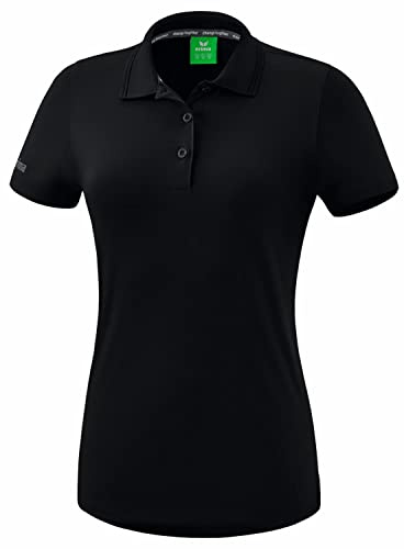 Erima Damen Funktions Polo (2112308), schwarz, 38