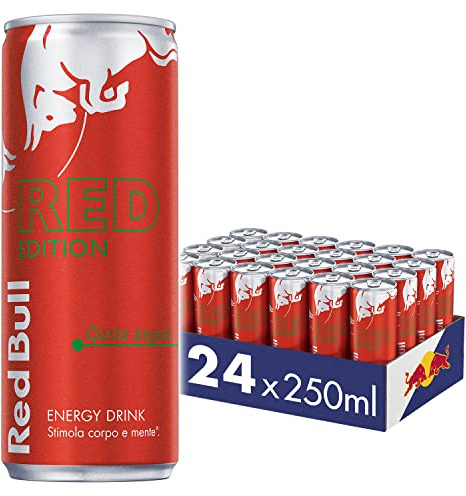Red Bull Energy Drink, Gusto Anguria, 250 ml (24 Lattine)