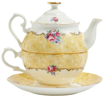 Royal Albert Teaware & Coffee Sets, High Quality Bone China, 100 Years Tea for One, Bouquet 1990