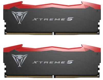 Patriot Viper Xtreme 5 DDR5 RAM Kit di memoria per giochi desktop UDIMM da 48GB (2X24GB) 8200MT/s CL38 - PVX548G82C38K