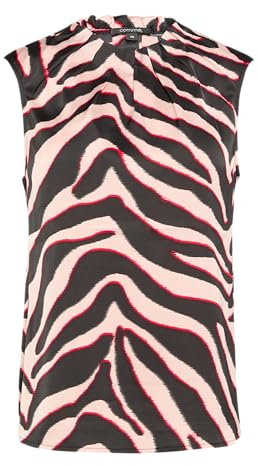 Comma Satin-Bluse mit Raffung