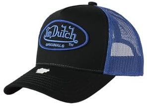 Von Dutch Trucker Cap Boston Black Blue, Size:OneSize