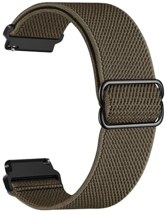 yzw6688 22 mm band kompatibelt med Ares 3 Pro Stratos 3 Stratos 2 Lite Vibe 7 simrem Smart Watch Nylon Elastiskt sportarmband som andas(Army Green,Vibe 7 7 Pro)