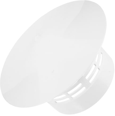 UPKOCH Copertura Comignolo in Pvc Antipioggia e Antivento a Forma Di Cappello Tappo Di Ventilazione Per Tetto Facile Da Installare e Resistente