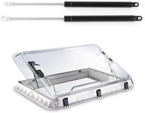 Gachiwar - Juego de 2 cilindros hidráulicos de repuesto para ventana de techo Seitz Heki 2 E015 - Accesorios para autocaravanas y caravanas de 330 mm 40N