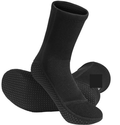 BDXMKS Calzari Sub Calzini da sub in neoprene antiscivolo for adulti, spiaggia, unisex, caldi, for muta, immersioni, snorkeling e sport acquatici(40-41,Type 4)