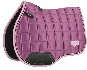 LeMieux Loire Classic GP Square - Equestrian Saddle Pad - Girth Protection Area - Mallow - Small/Medium