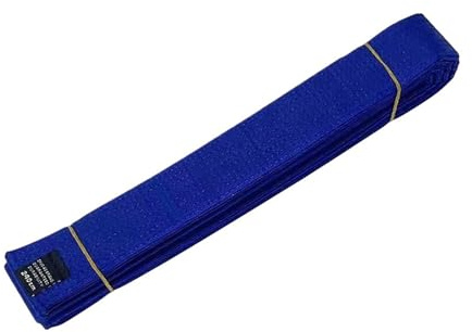 WUYXTO 2 stycken TKD Aikido uniform taekwondo bälte polyester bomull enkel fasta Judo Karate ranking linning färgad för karate