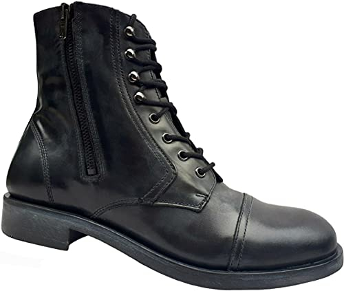 Diesel D-Serberhus DBB, Herren Boots, Stiefel, Used-Look Schwarz-Metallic (numeric_44)