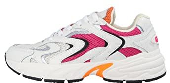 GANT FOOTWEAR Damen MARDII Sneaker, White/pink/orange, 40 EU