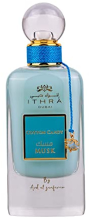 Cotton Candy Ithra Musk Eau de Parfum Ard Al Zaafaran, Unisex, 100ml