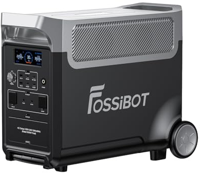 FOSSIBOT F3600Pro 3840Wh LiFePO4 Power Station for Home Backup & Camping