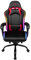 Konix Gaming Bürostuhl Phantom - RGB Beleuchtung - Sitzneigung 135° - Kunstleder - Lenden- und Nackenstützkissen - Schwarz