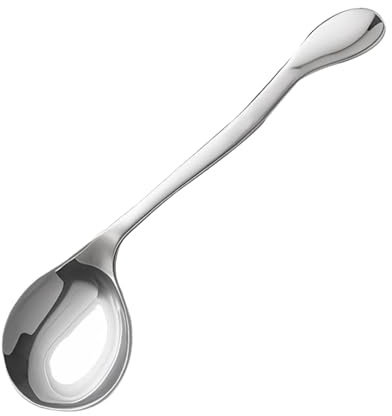 Cuchara Adaptativa | Cubiertos de Acero Inoxidable,Cucharas Metálicas De Autoalimentación,Para Mayores Pacientes Cuidadores Residencias Hospitales Comidas Vida Independiente