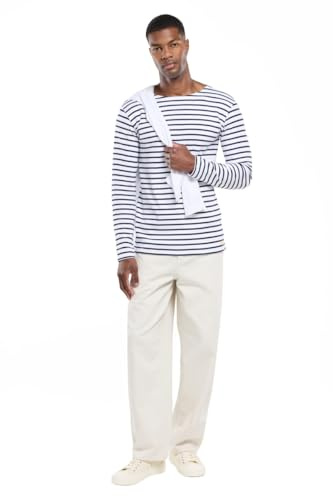 Armor Lux Navy - Heavy Cotton, White/Ship, XL