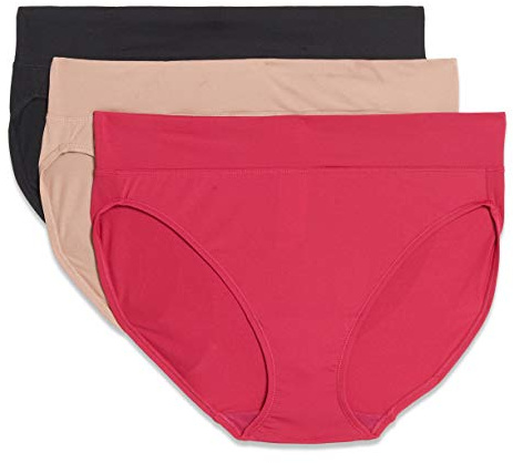 Blissful Benefits No Muffin Top Breathable Micro Hipster Panties Multipack