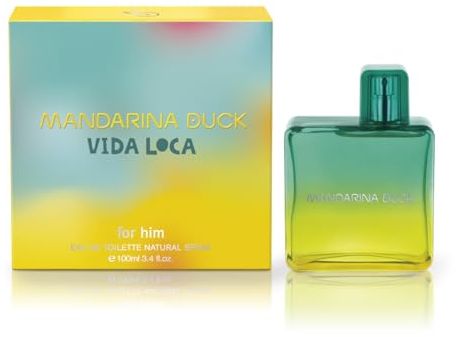MANDARINA DUCK FRAGRANCES I Vida Loca For Him, Profumo Uomo Spray, Famiglia Olfattiva Fougère, Fruttata e Orientale, 100 ml