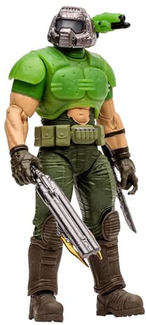 McFarlane Toys - Doom Slayer Classic Glow in The Dark Edition, 7in Action Figure, Gold Label, Amazon Exclusive