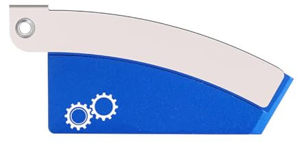 HOUSON Bicycle Disc Brake Aligner, Disc Brake Adjustment Tool, Blue, Stainless Steel + Aluminium Alloy, Suitable for MTB, Folding, BMX, Road Bikes