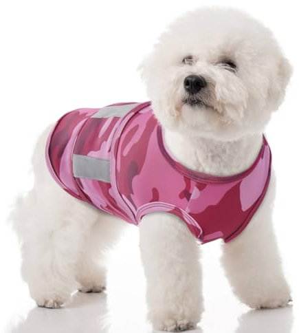 MIGOHI Hunde-Angstweste, verstellbare Beruhigungsweste für mittelgroße Hunde, Beruhigungsweste für Gewitter, Feuerwerk, Reisen und Trennung, Angstlinderung für Hunde, Feuerwerk, Angstlinderung, Größe