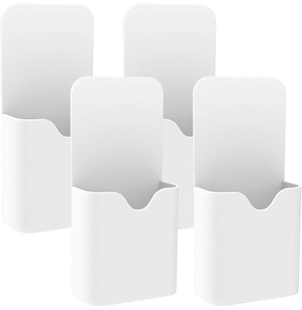 4PCS Boîte de Rangement Magnétique, Support de Crayons pour Ranger Marqueurs, Porte Crayon Magnétique, Support De Crayons Porte Marqueur Magnétique Boîte De Rangement Pour Réfrigérateur Bureau Casier