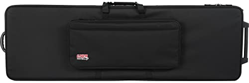 Gator Cases Softcase für extra lange 88-Tasten Keyboards, mit Rollen, schwarz (GK-88 XL)