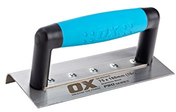OX Pro Narrow Edger 75 x 180mm S/S - 10mm radius