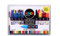 POSCA PC-8K Permanent Marker Paint Pens. Broad Chisel Tip for Art & Crafts. Multi Surface Use On Wood Metal Paper Canvas Cardboard Glass Fabric Ceramic Rock Pebble Stone Porcelain. Set of 33 Colours