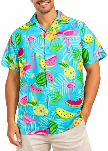 King Kameha Pineapple_Summer_Vibes Camisa Hombres