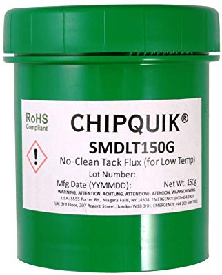 Tack Flux ingen ren låg temperatur SMDLT i 150 gram burk