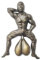 Jsmhh Türklopfer Männer Kreative Lustige Kugeln Tür Ring Hängende Türklingel Anhänger Klopfende Ornamente Home Dekoration Hardware Zubehör für Tür Wand