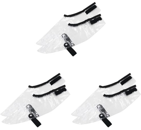 Beavorty Cubrecalzados Reutilizables Para Peluquería 3 Pares Protector De Zapatos Antideslizante Para Salón De Corte De Pelo 13.38X17.71X5.90 Pulgadas