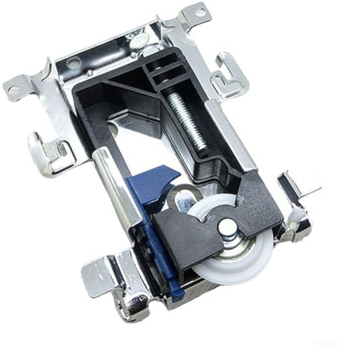 Rodillo de puerta Puerta corredera de madera vieja Gabinete Puerta corredera Polea lateral Montado sin esfuerzo Operar fuerte Polea de puerta corredera de nylon (Siguiente redondo)