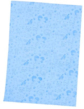 Yardwe Baumwolle Haustier-Badetuch Schnelltrocknendes Hundebadetuch Wasseraufnehmendes Duschhandtuch Für Welpen Und Katzen Blau Faltbares Autohandtuch