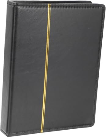 Uonlytech Album Per Collezione Monete e Francobolli in Pu Riutilizzabile Custodia Organizzatore Leggero Adatto Per Foto Monete e Stampe Regalo Pratico Per Collezionisti