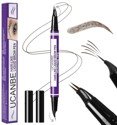UCANBE Lápiz de Cejas 2-en-1 Efecto Microblading