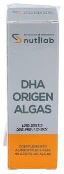 Pack de 2 Aceite de Algas Concentrado en DHA Líquido (30ml por Envase) - Total 60ml Suplemento de Ácidos Grasos Omega 3 de Origen Vegetal
