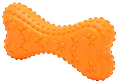 Pwshymi Hundtuggande Leksak Benform Interaktivt Gummi för Tänder och Tandrengöring Säker Miljövänlig 1 Stycke